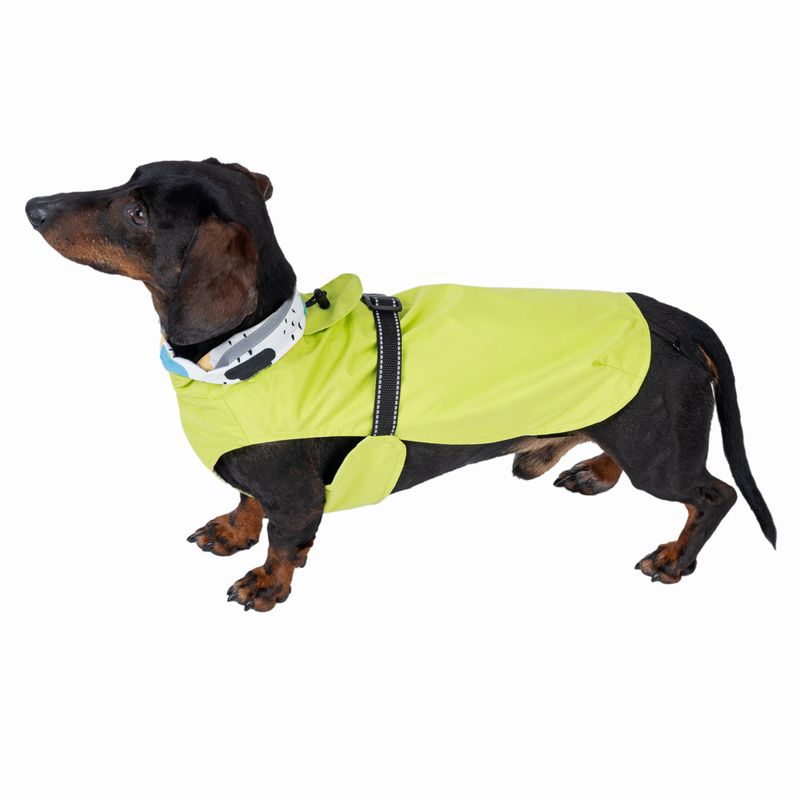 TIAKI Clouds Reversible Dog Raincoat approx. 30cm (Back Length)