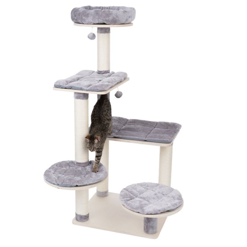 TIAKI Milo Cat Tree Light Grey