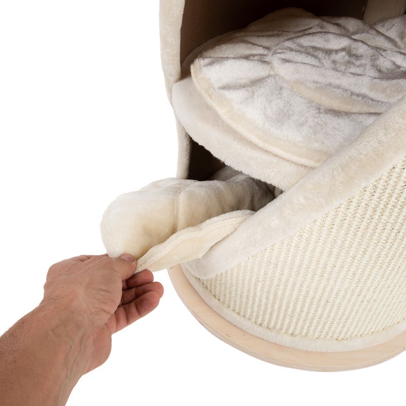 Natural Paradise Scratching Barrel - Sunflower Cream