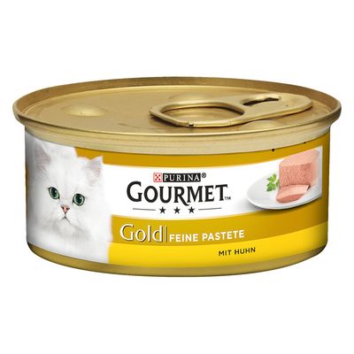 Gourmet Gold Pâté Recipes 12 x 85g Meat & Fish Mixed Pack (Rabbit, Chicken, Salmon, Kidney)