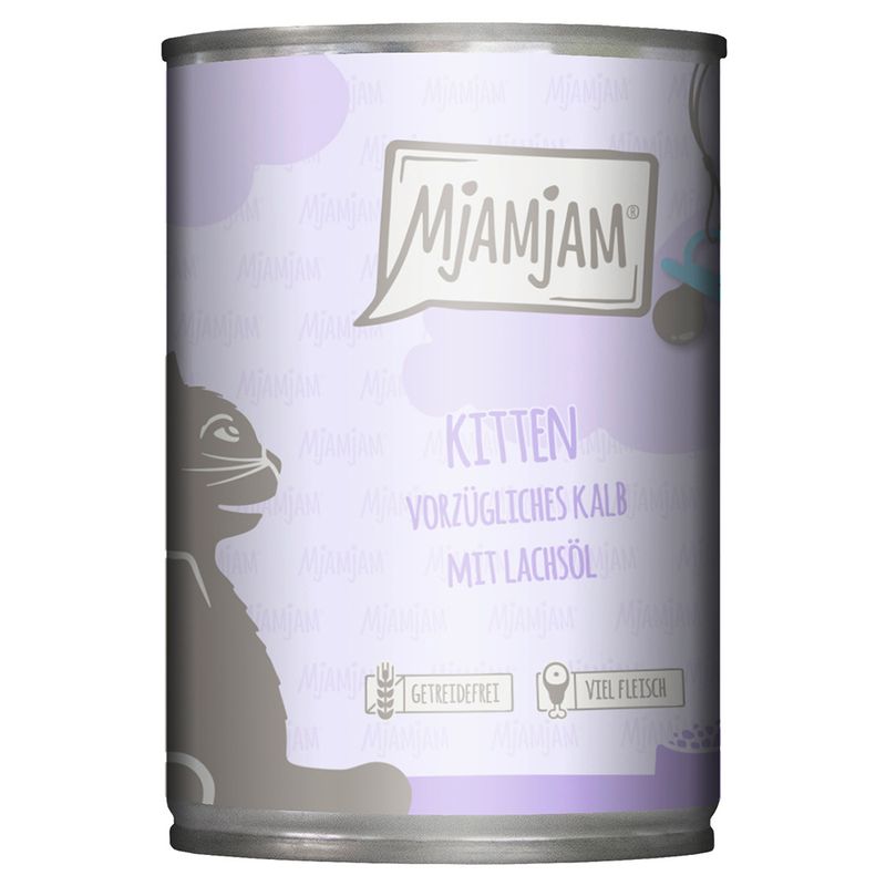 Mixpack MjAMjAM Kitten 6 x 400 g Mixed Pack (2 Varieties)