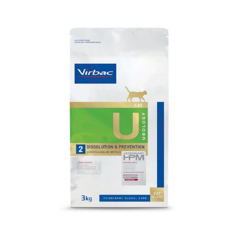Virbac Veterinary HPM Cat Urology Dissolution & Prevention U2 3kg