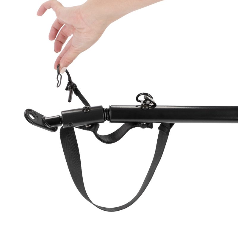 Nomad Tales Spirit Bike Trailer - Ebony/Tangerine 145 x 72 x 102 cm (L x W x H), up to 45kg