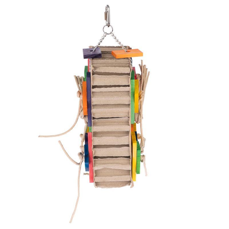 TIAKI Shreddy Cardboard Box Bird Toy 15 x 8 x 23cm (L x W x H)