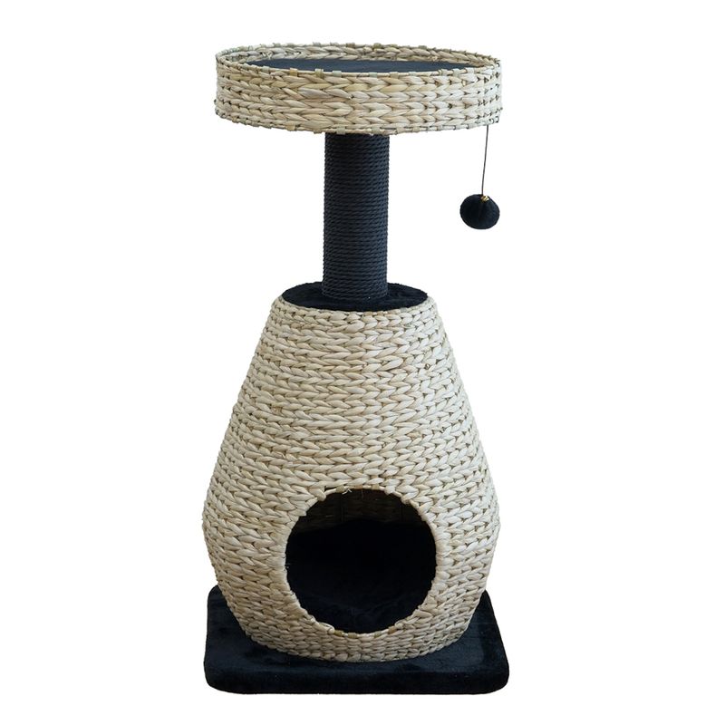 Karlie Water Hyacinth Scratching Post Scuro S black / natural