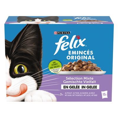 Felix Pouches in Jelly 12 x 85g Mixed Selection