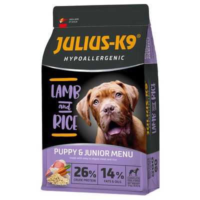 JULIUS-K9 High Premium Puppy & Junior Hypoallergenic Lamb 12kg