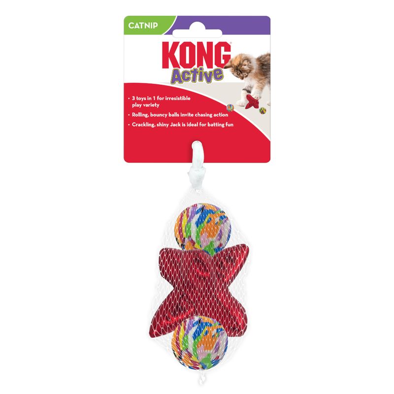 KONG Active Jacks Cat Toy Set of 3