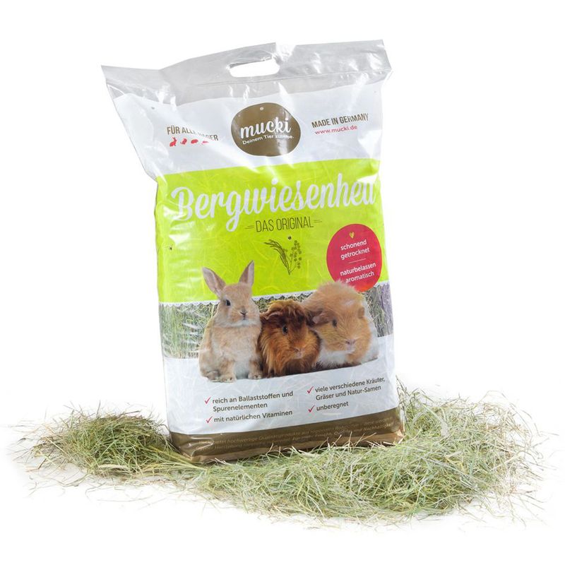 Mucki Mountain Meadow Hay 60 litre (approx. 1.6 kg)