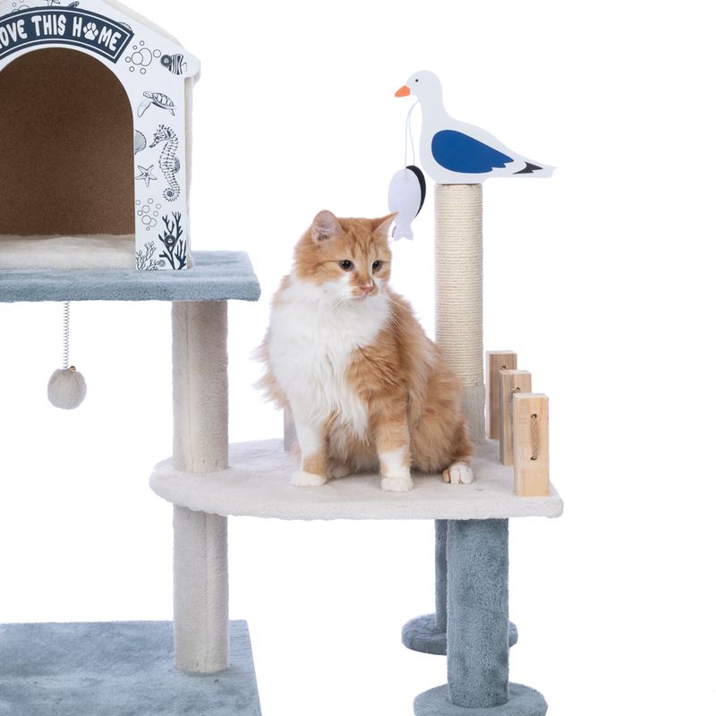 TIAKI Sea Port Cat Tree 83 x 45 x 110 cm (L x W x H)