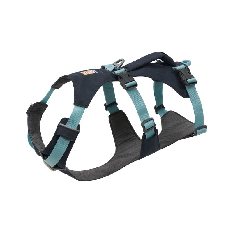 Ruffwear Dog Harness + 8.9cm Ruffwear Dog Toy Free! * Twilight Grey (Size XS: 43 - 56cm Chest Circumference) + Huckama (8.9cm)