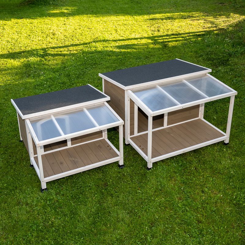 Doug Dog Kennel Size S: 85.7 x 96.5 x 58.3cm (L x D x H)