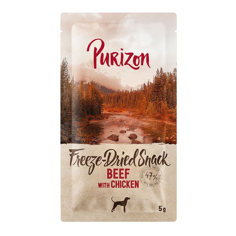 Purizon Dog Snacks - Grain-Free Beef with Chicken 100g