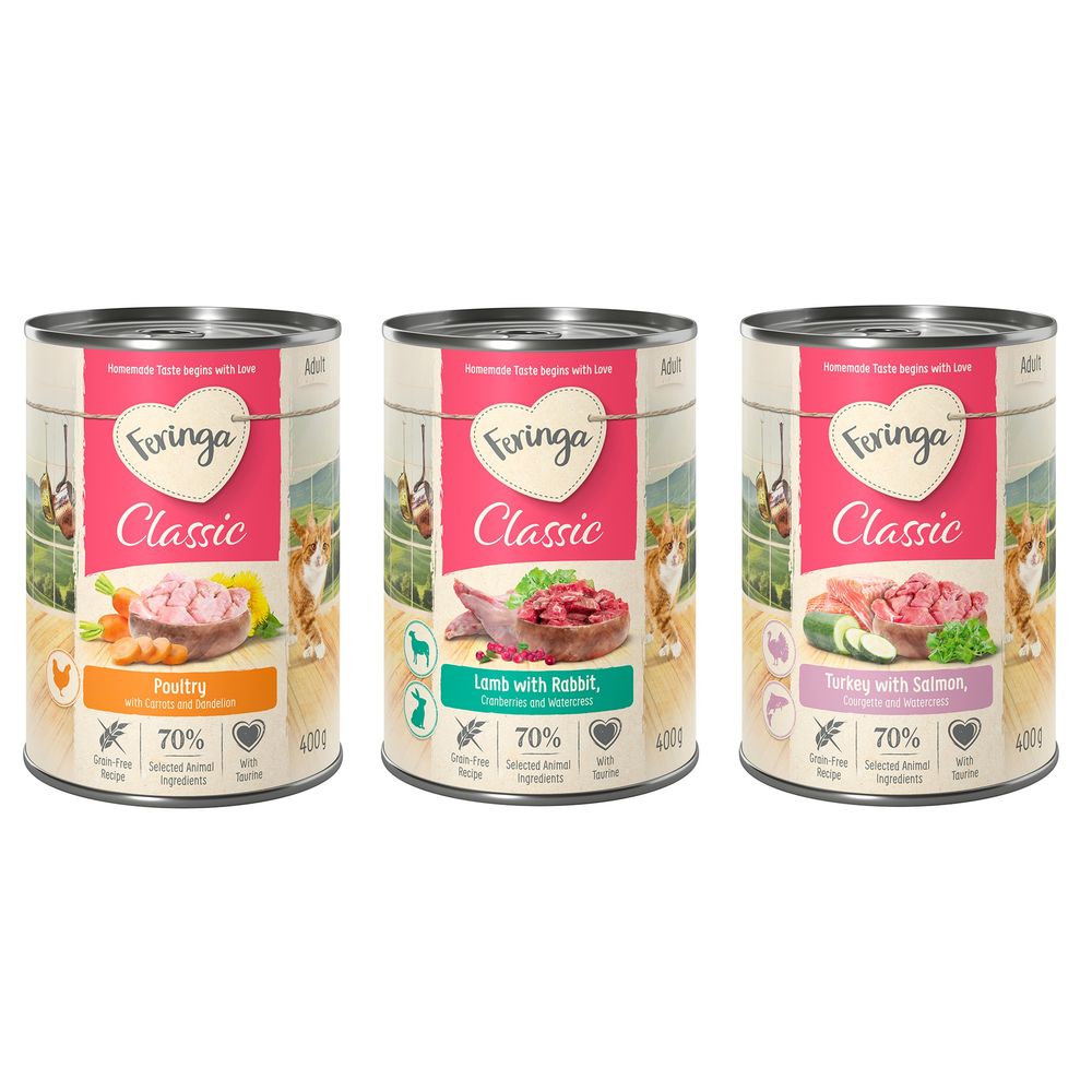 Feringa Classic Meat Menu 6 x 400g Classic Mix 1 (3 Varieties)