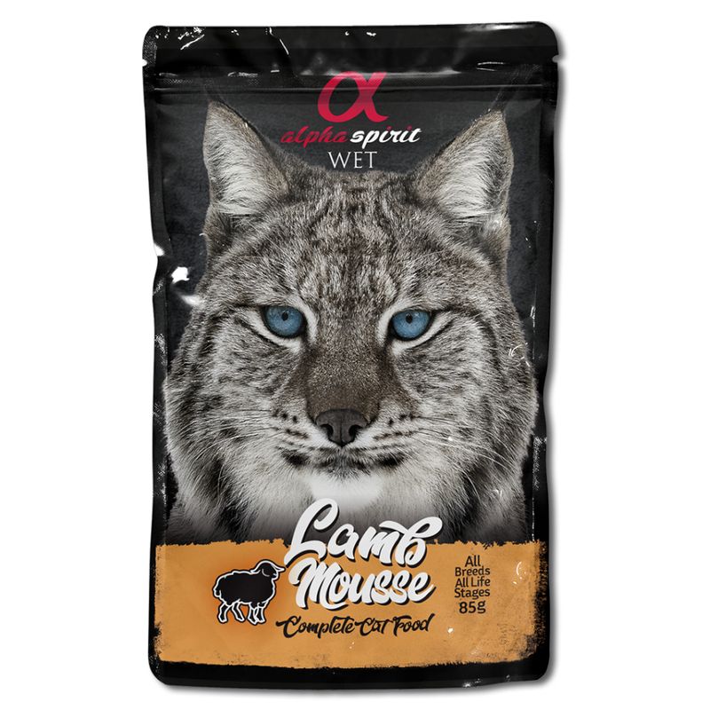 alpha spirit Multi-Flavour Pouch for cats 10 x 85 g
