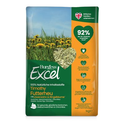 Burgess Excel Feeding Hay with Dandelion & Marigold 1kg