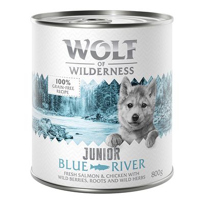 Little Wolf of Wilderness 6 x 800g Wild Hills Junior - Duck & Veal