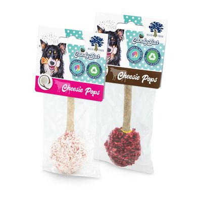 Blue Tree Cheesie Pop Raspberry & Coconut 2 x 45g