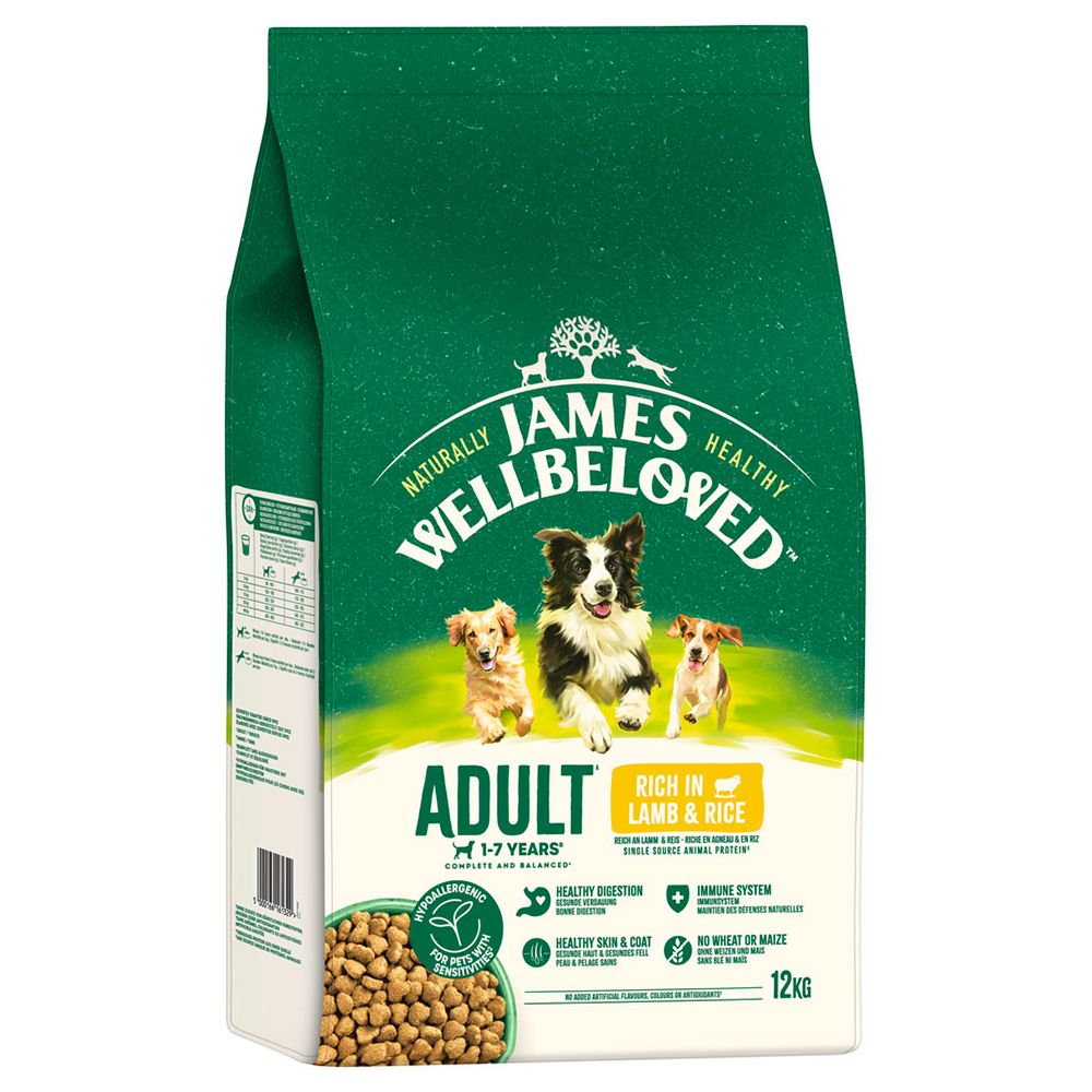 James Wellbeloved Adult Dog Hypoallergenic Lamb & Rice 2kg