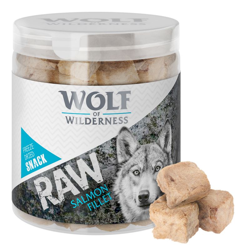 Wolf of Wilderness RAW Freeze-dried Snacks Saver Packs 4 Varieties: Lamb, Chicken, Beef, Duck (300g)