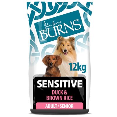 Burns Adult & Senior Sensitive - Duck & Brown Rice 12kg