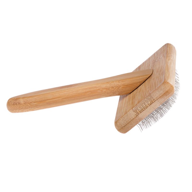 kooa Bamboo Slicker Brush 15.5 x 12.2cm (L x W)