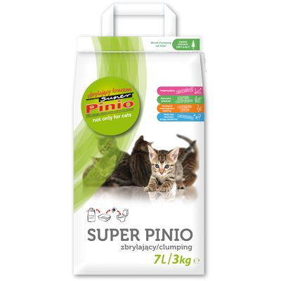 Super Pinio Natural Cat Litter 7l (approx. 3kg)