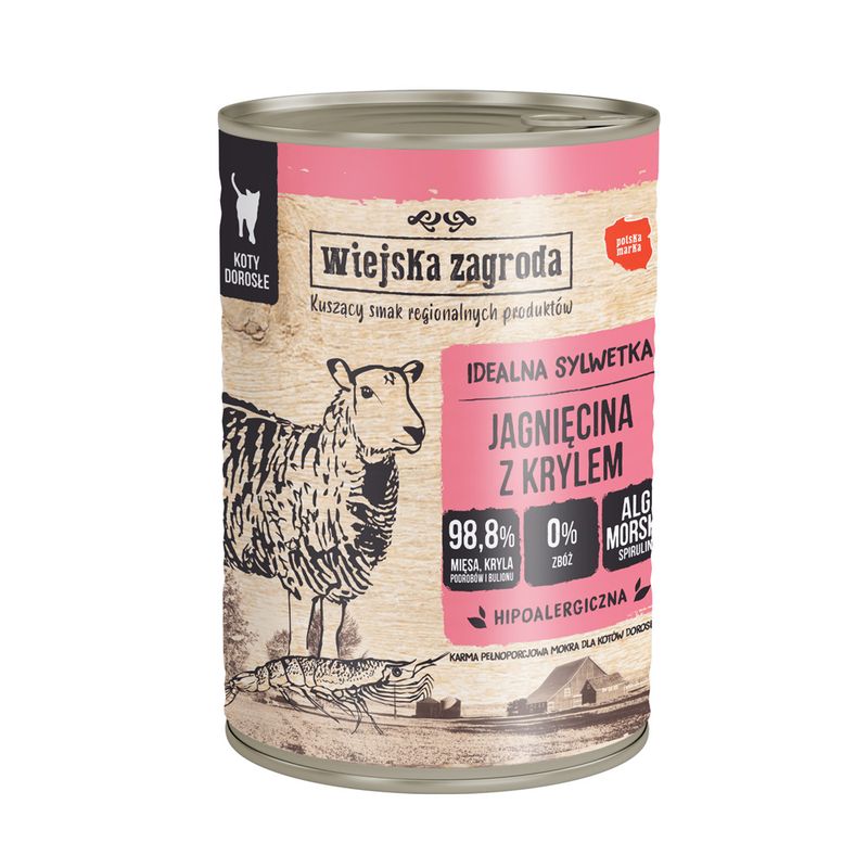 Wiejska Zagroda Cat 12 x 400g Chicken with Duck