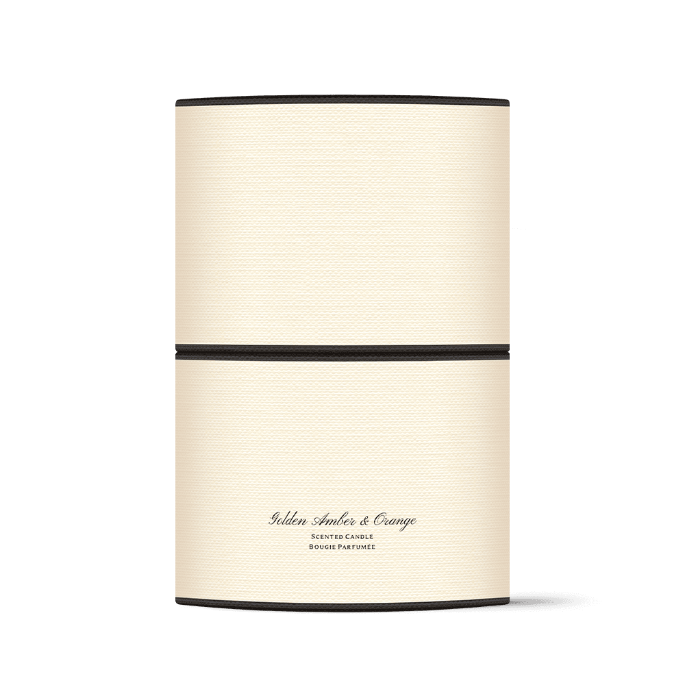 Golden Amber & Orange Townhouse Candle