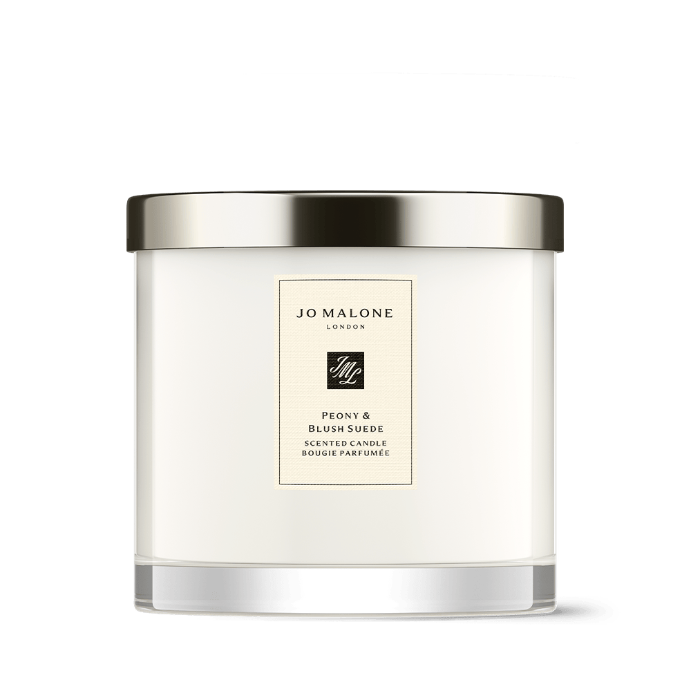 Peony & Blush Suede Scented Candle