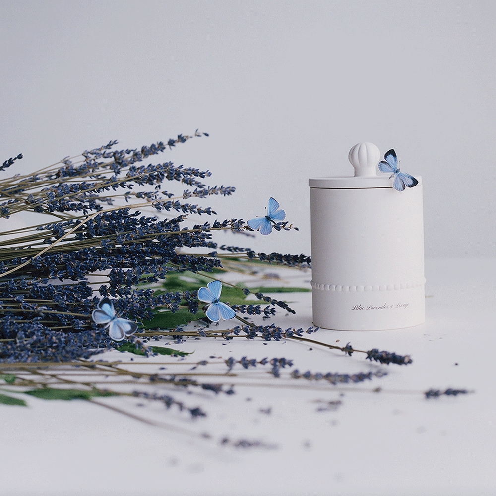 Lilac Lavender & Lovage Townhouse Candle
