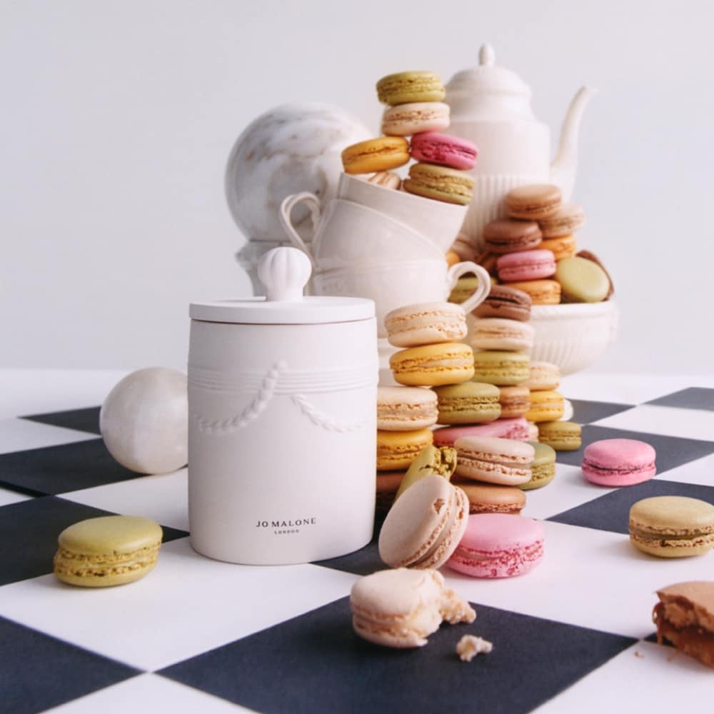 Pastel Macaroons Townhouse Candle