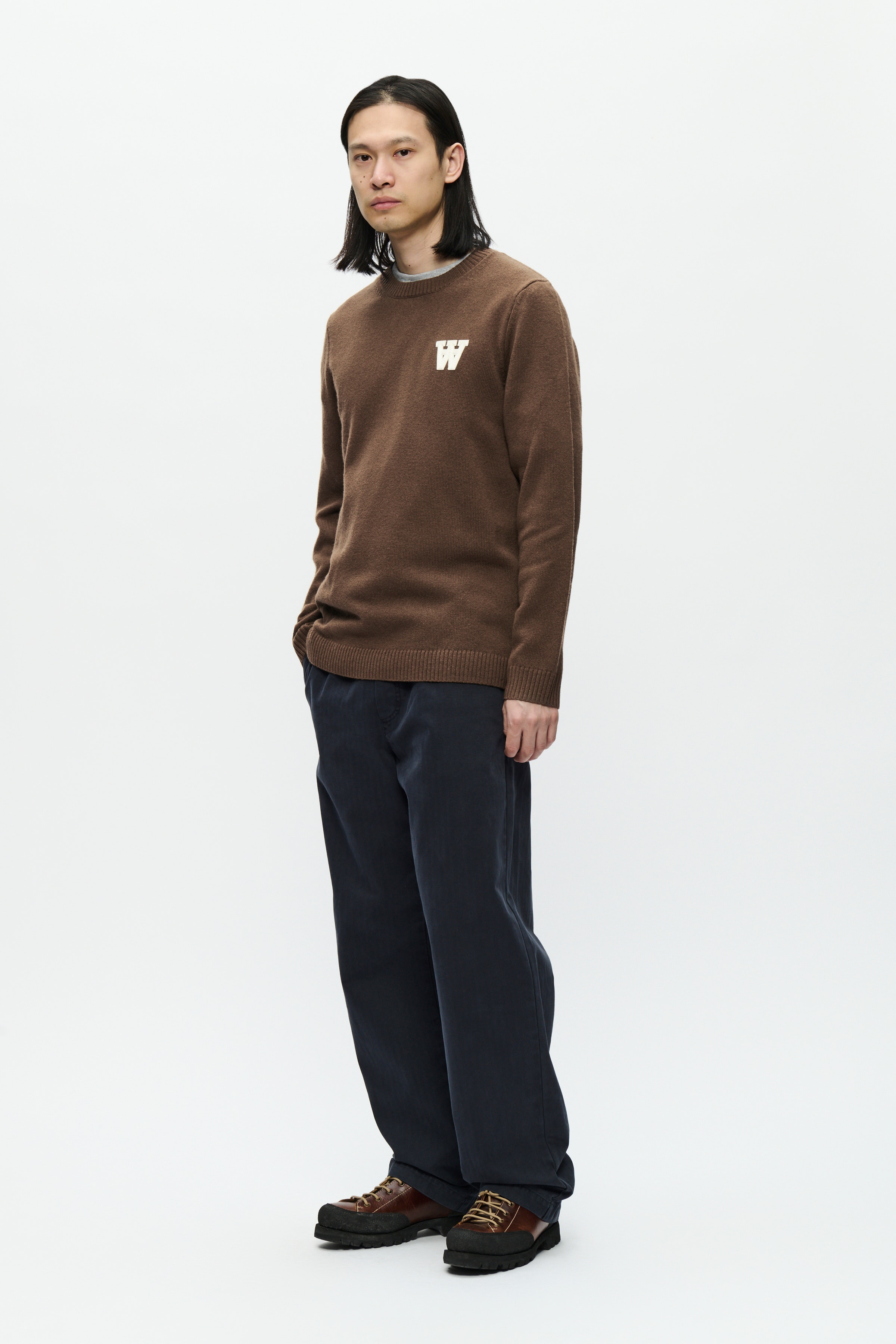 DOUBLE A BY W.W. MEN WWTay Lambswool Pullover