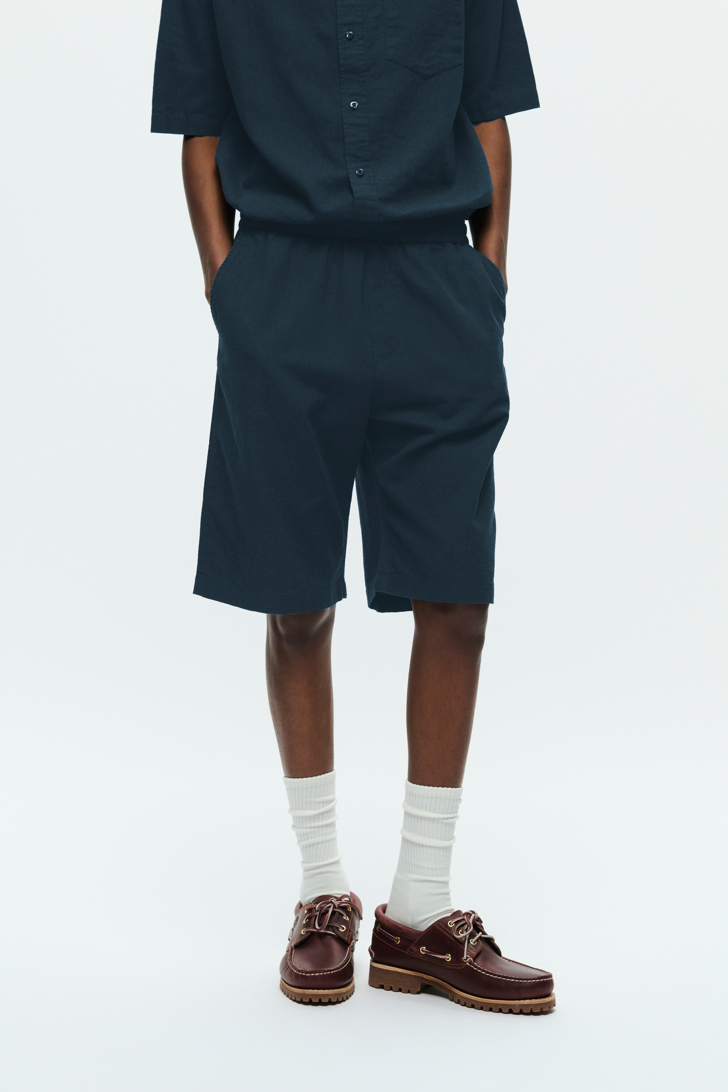 DOUBLE A BY W.W. MEN WWenoch Linen Shorts