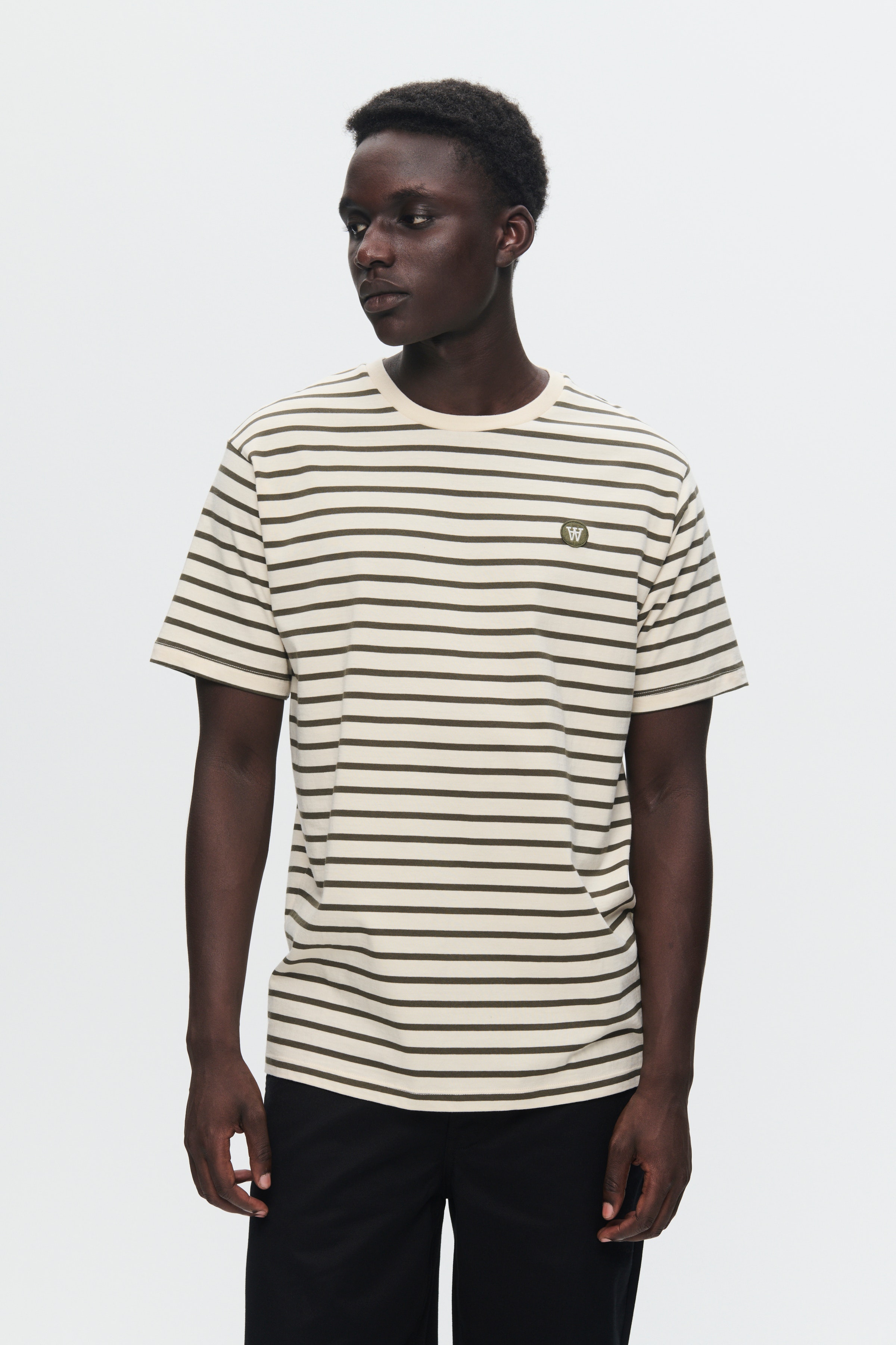 DOUBLE A BY W.W. MEN WWAce Stripe T-shirt