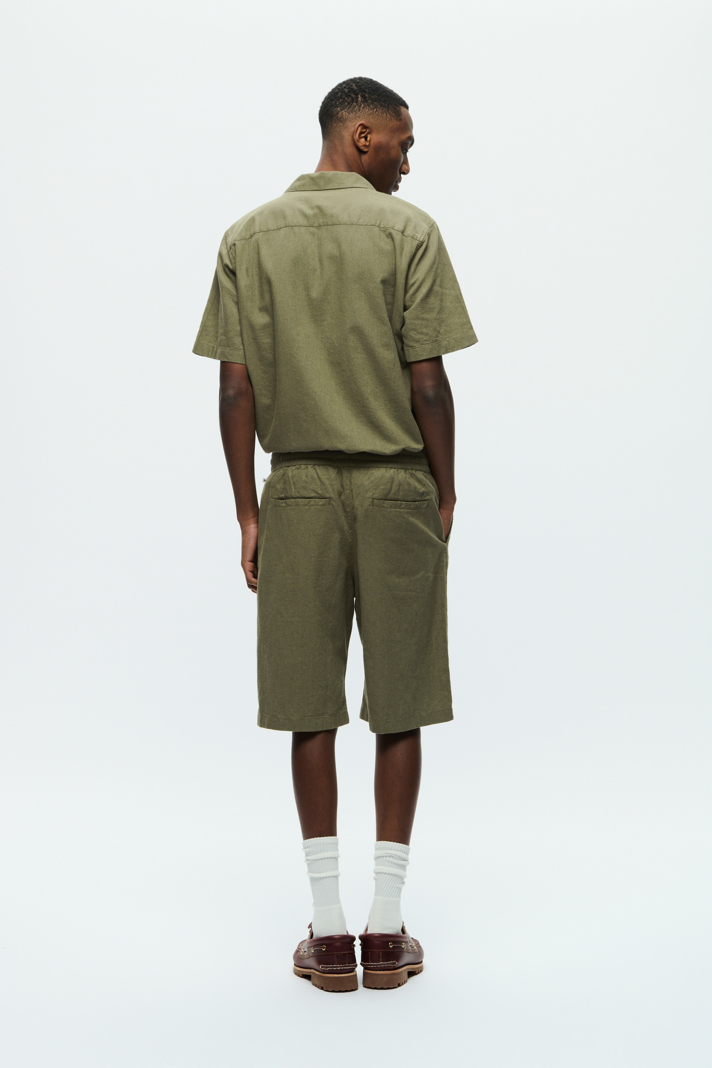 DOUBLE A BY W.W. MEN WWenoch Linen Shorts
