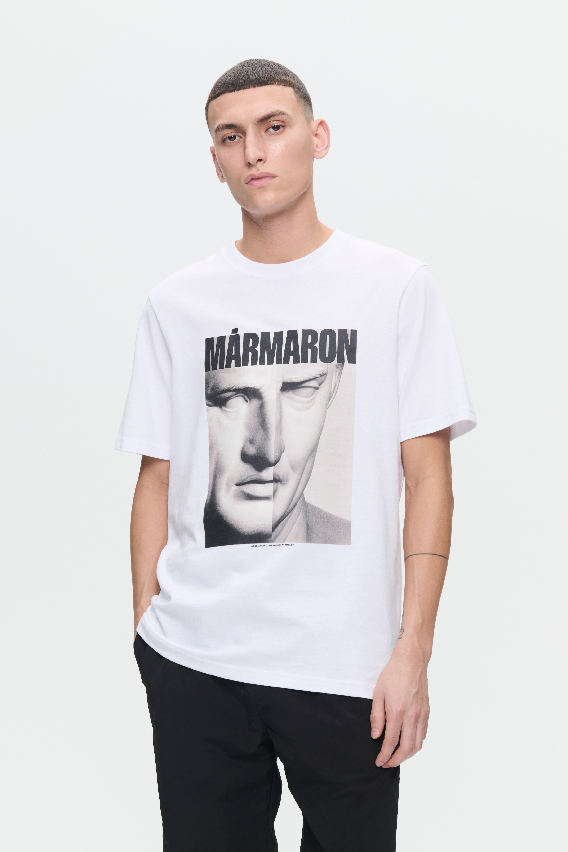 WOOD WOOD MEN WWBobby Marmaron T-shirt