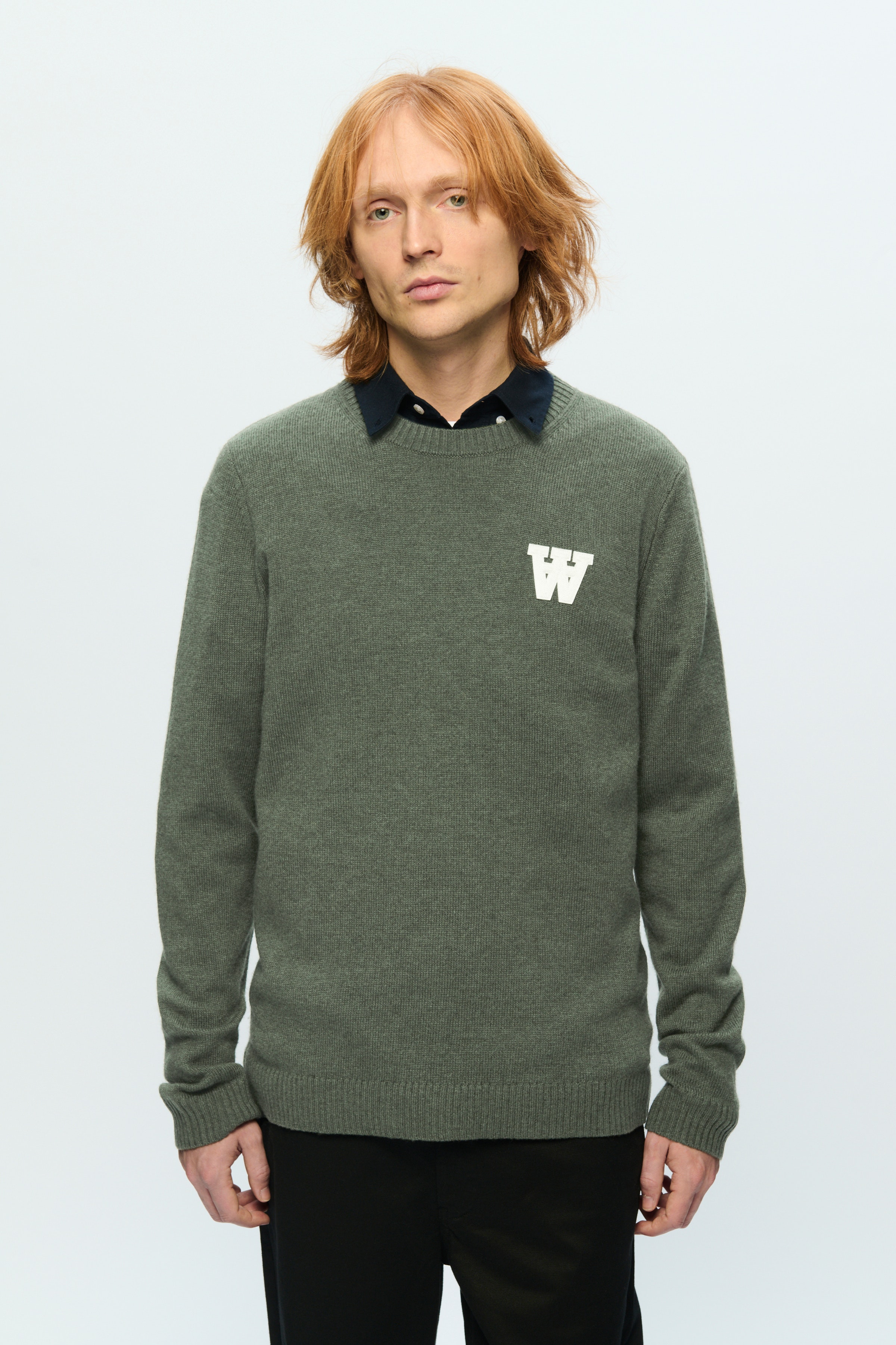 DOUBLE A BY W.W. MEN WWTay Lambswool Pullover