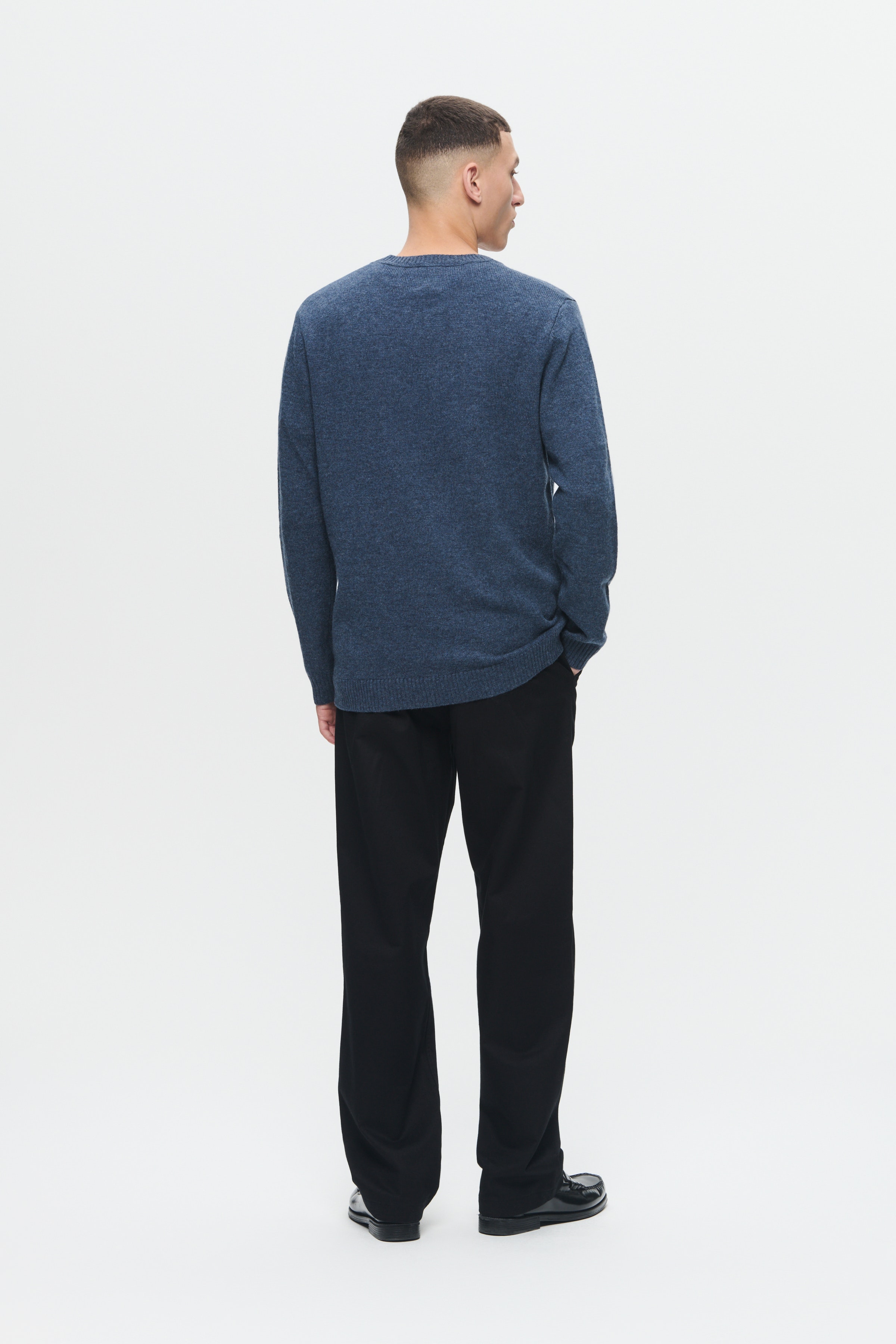DOUBLE A BY W.W. MEN WWTay Lambswool Pullover