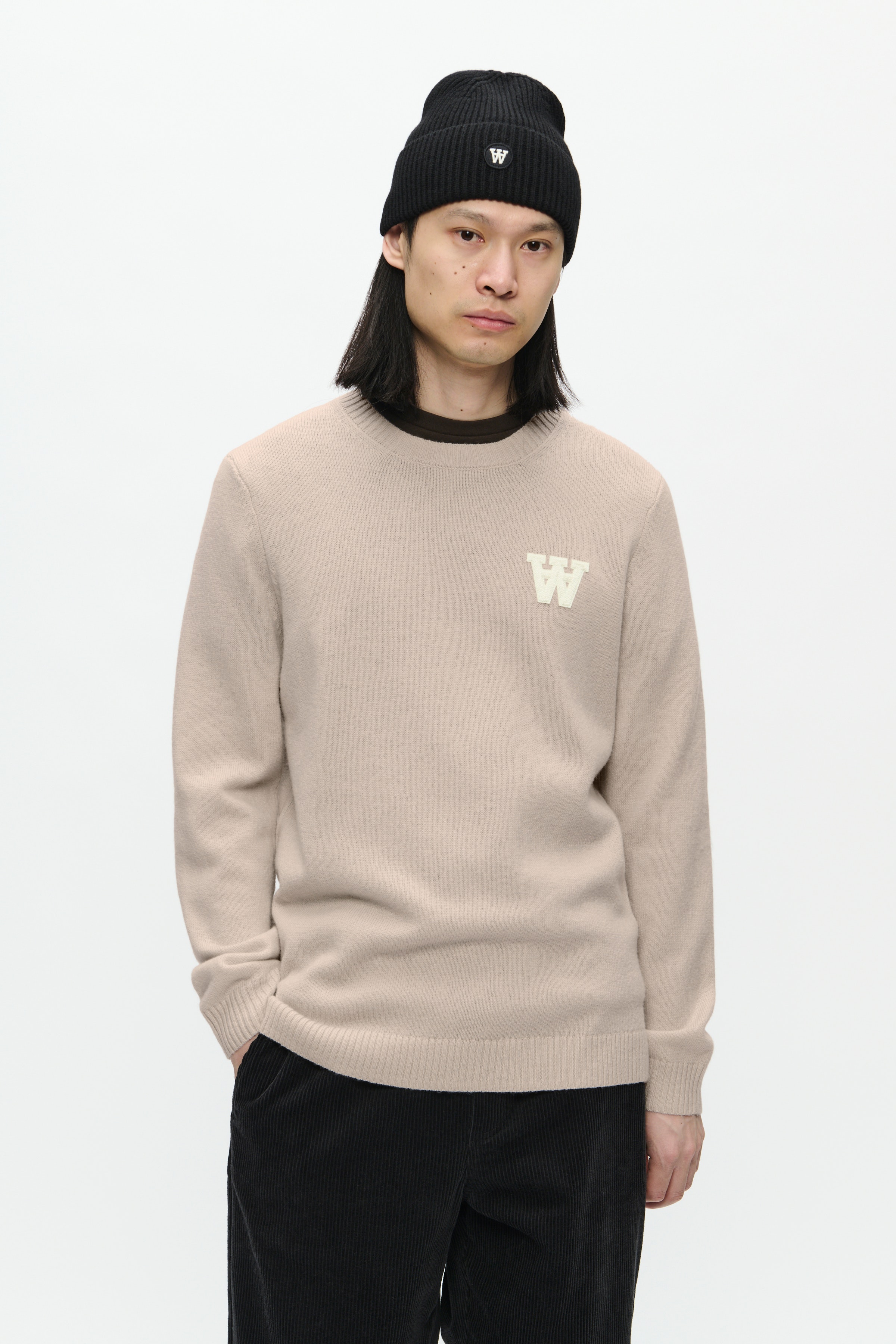 DOUBLE A BY W.W. MEN WWTay Lambswool Pullover