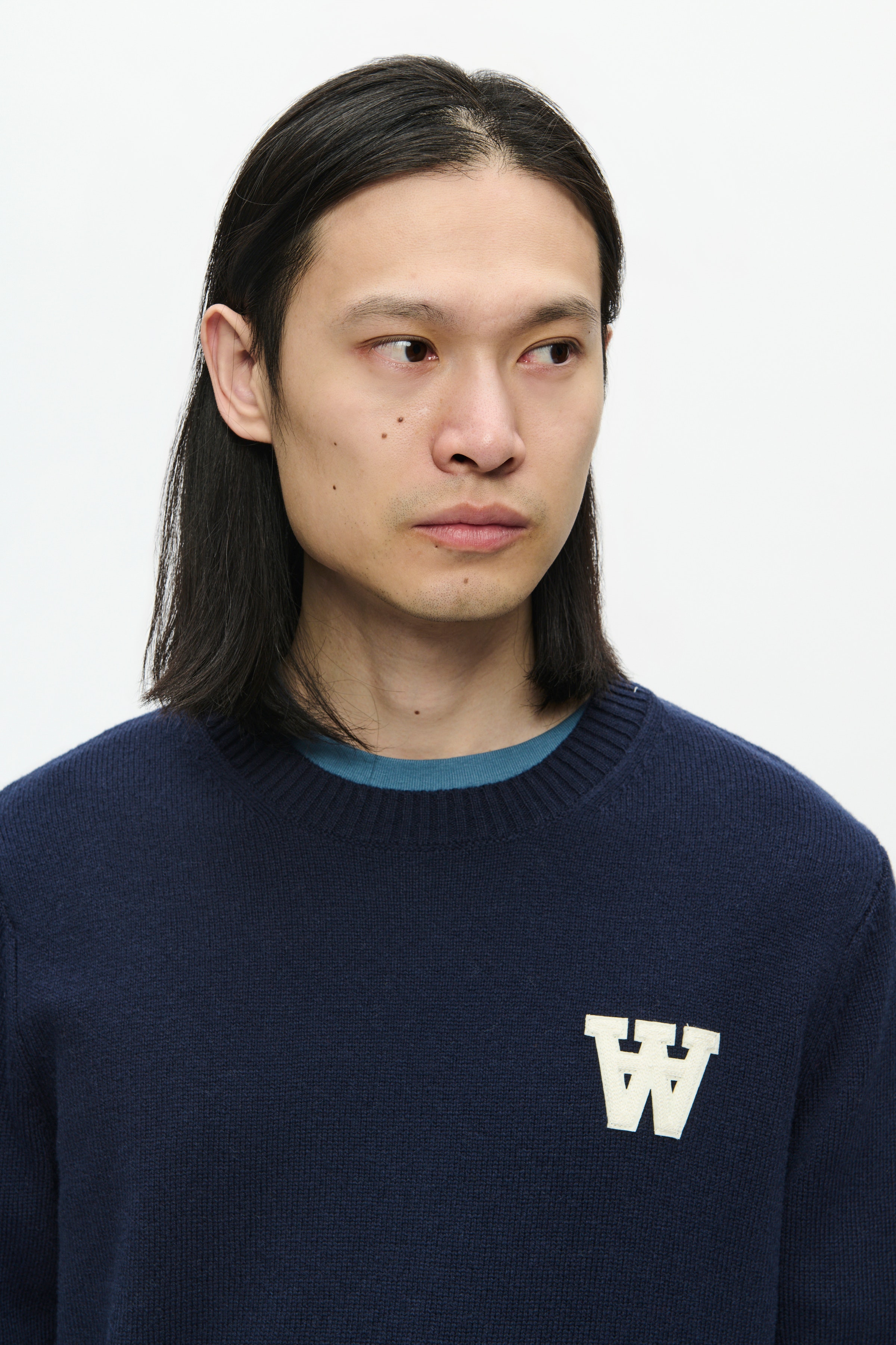 DOUBLE A BY W.W. MEN WWTay Lambswool Pullover