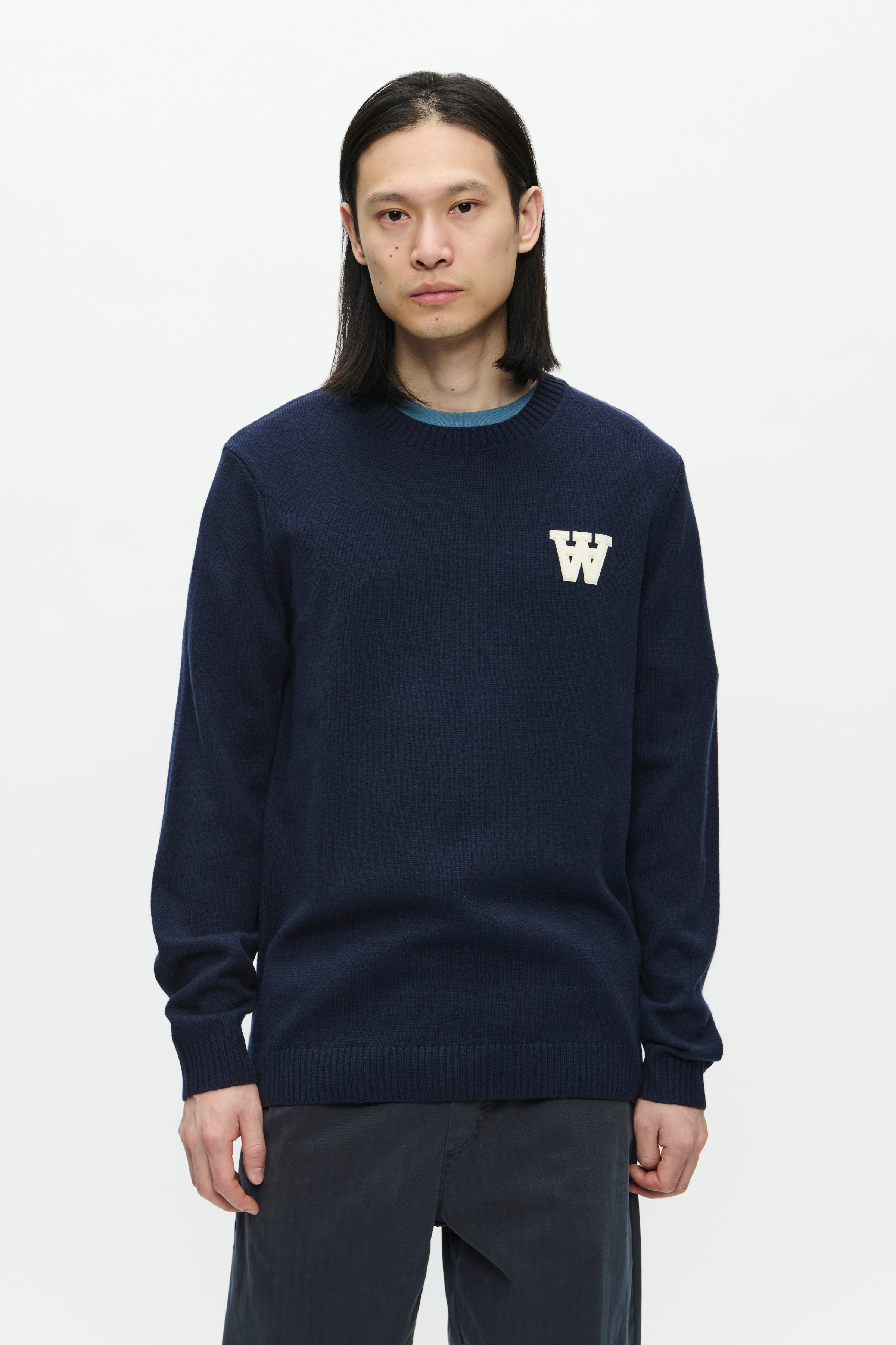 DOUBLE A BY W.W. MEN WWTay Lambswool Pullover