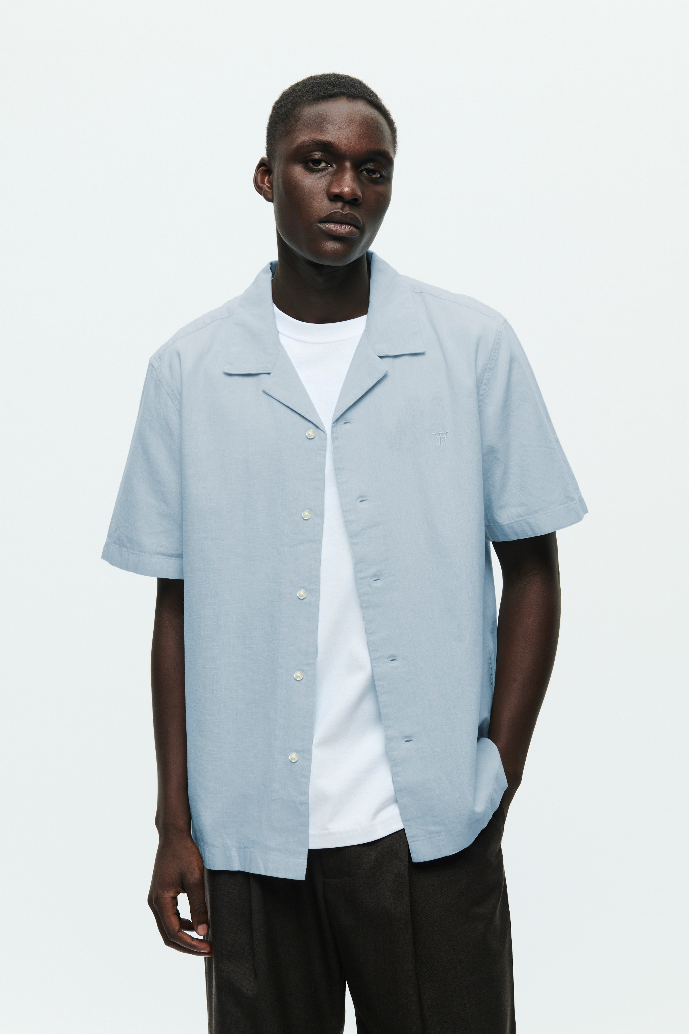 DOUBLE A BY W.W. MEN WWaaron Linen Shirt