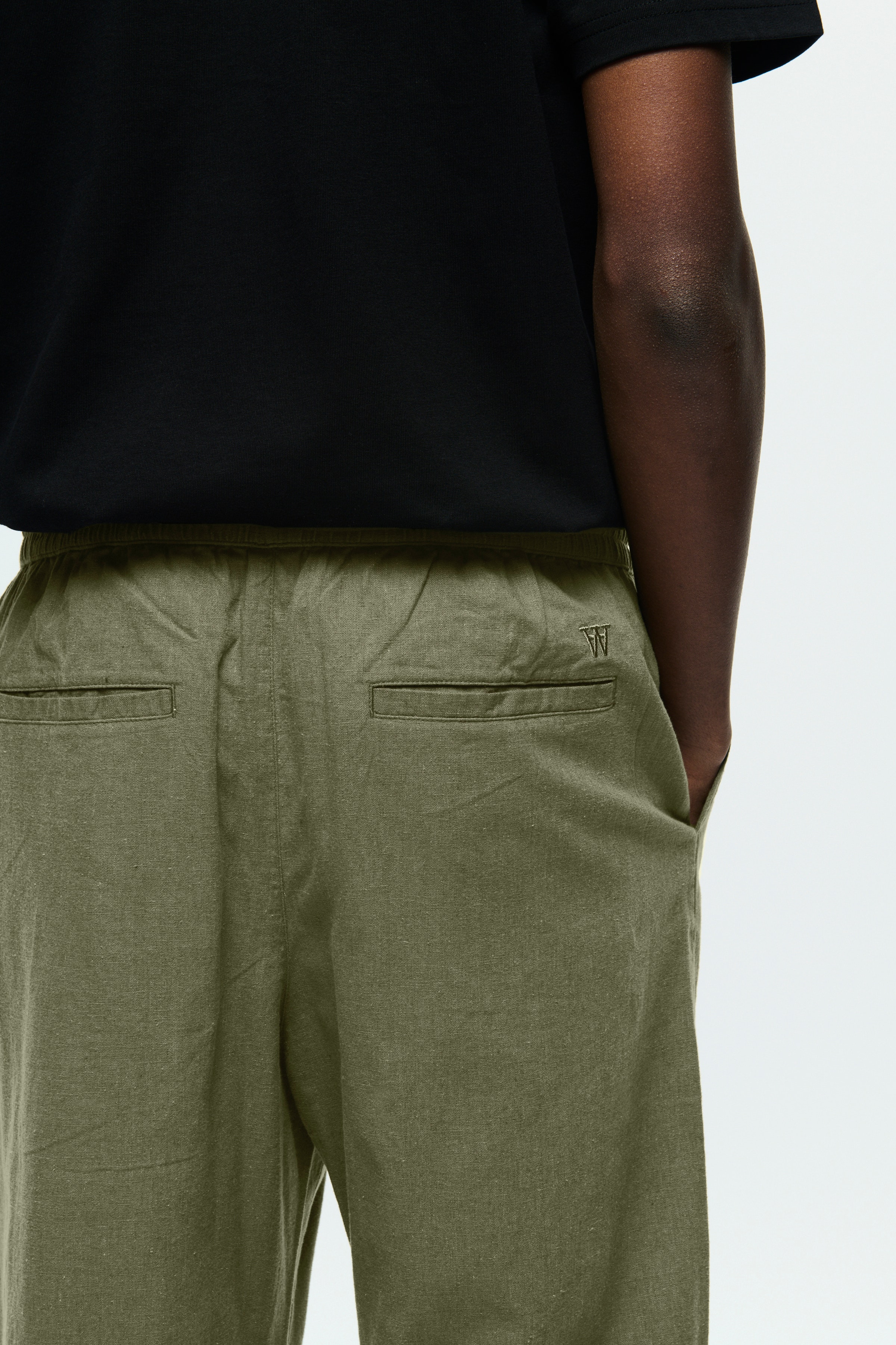 DOUBLE A BY W.W. MEN WWenoch Linen Trousers