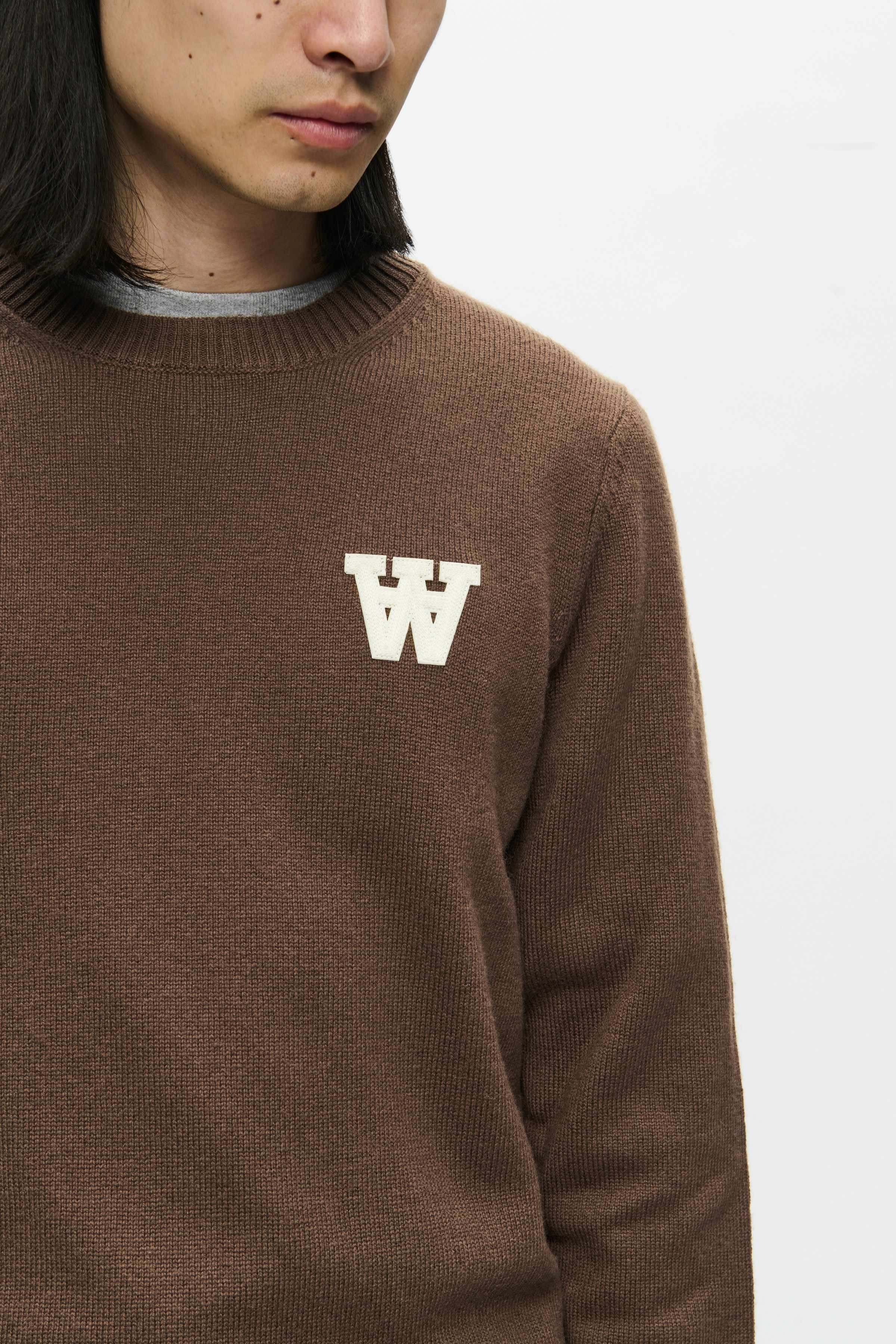 DOUBLE A BY W.W. MEN WWTay Lambswool Pullover