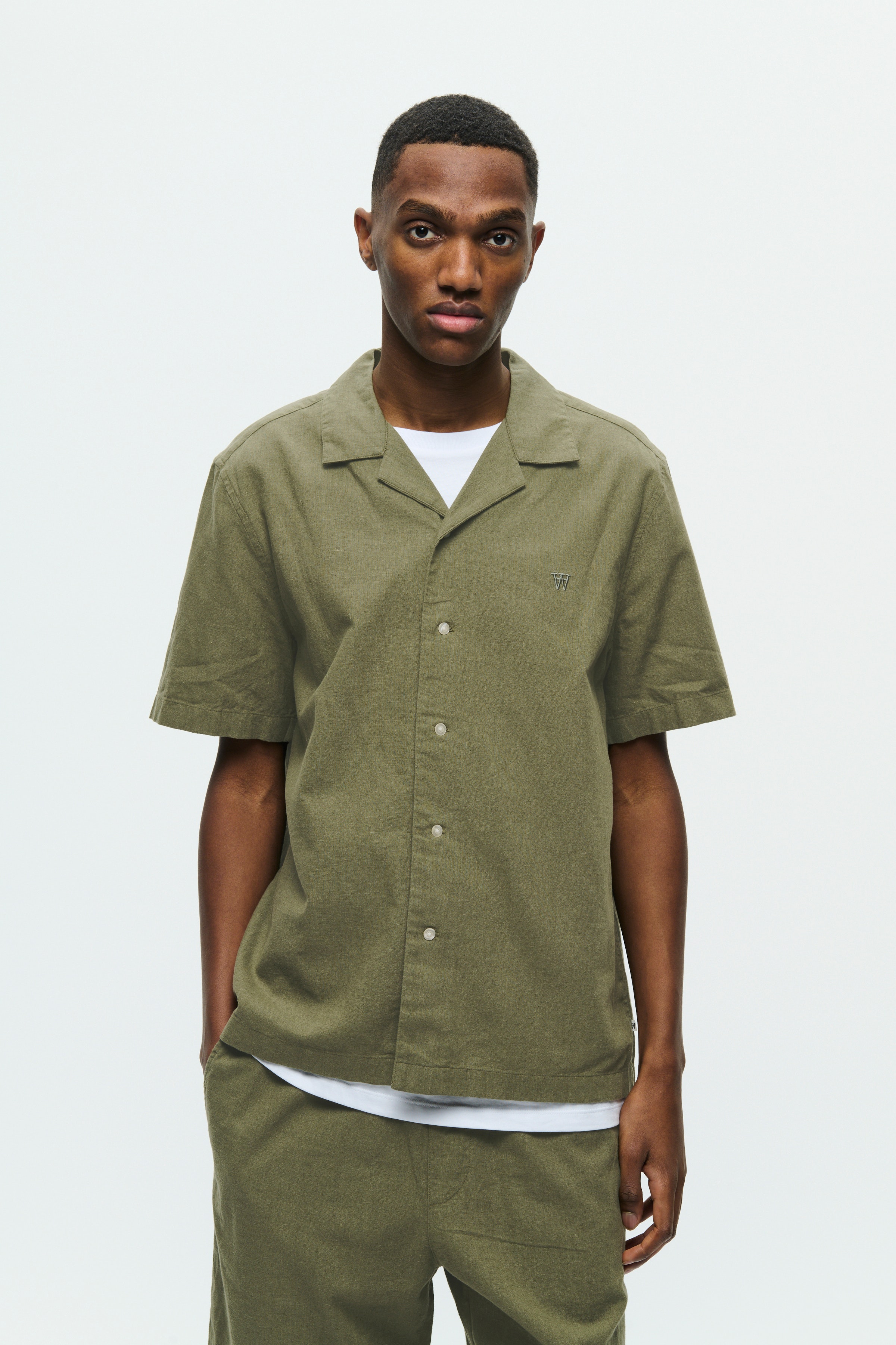 DOUBLE A BY W.W. MEN WWaaron Linen Shirt