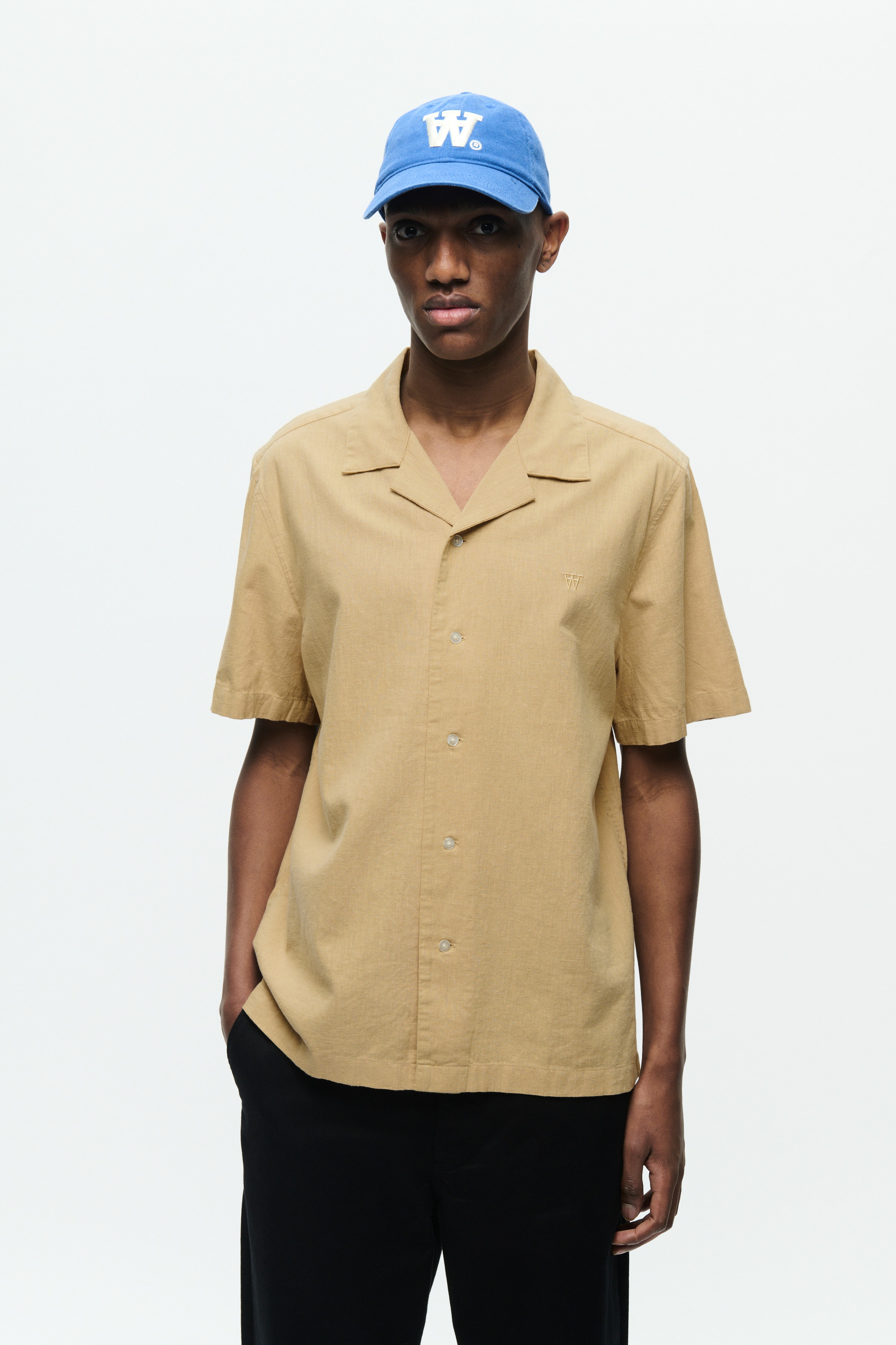 DOUBLE A BY W.W. MEN WWaaron Linen Shirt