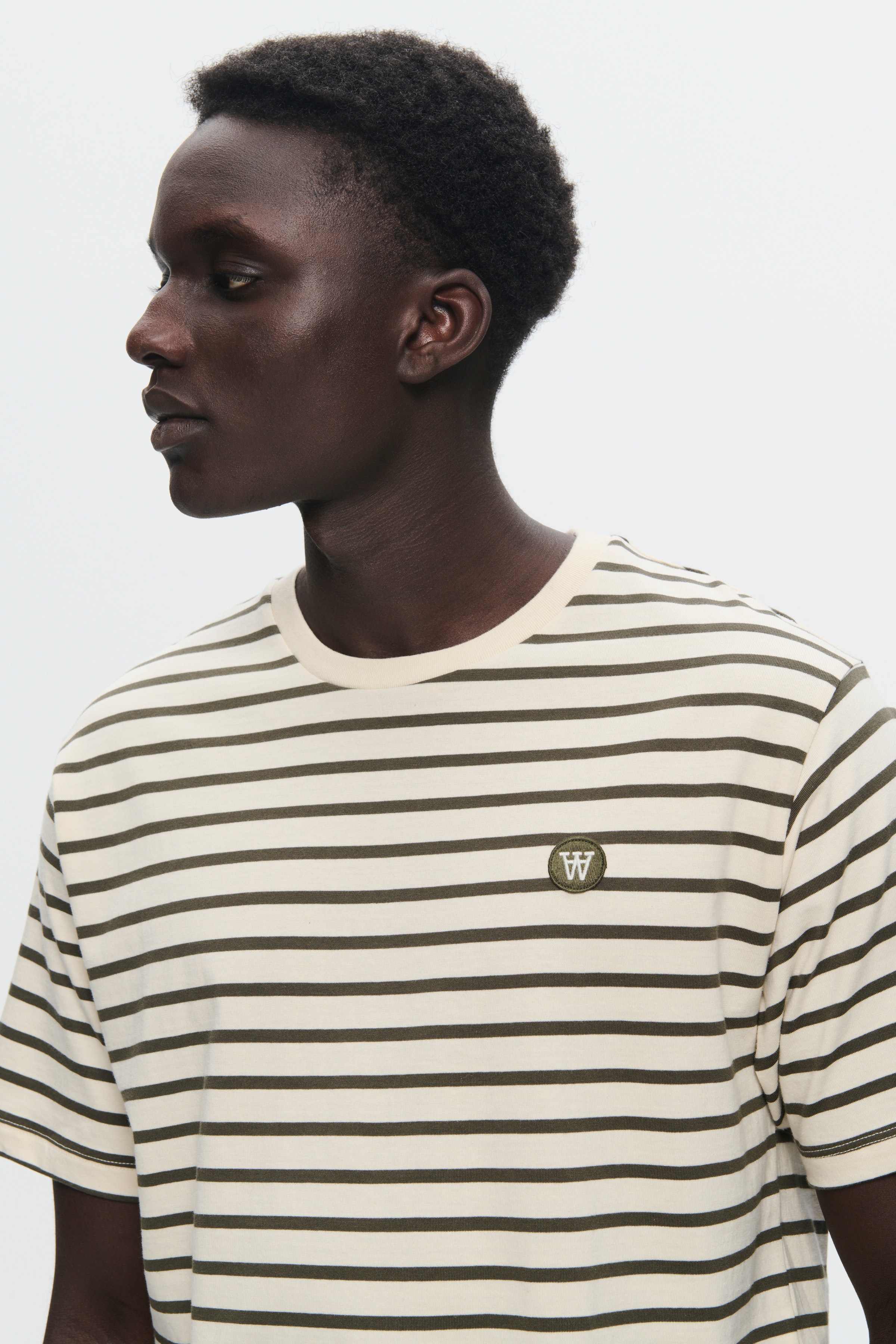 DOUBLE A BY W.W. MEN WWAce Stripe T-shirt