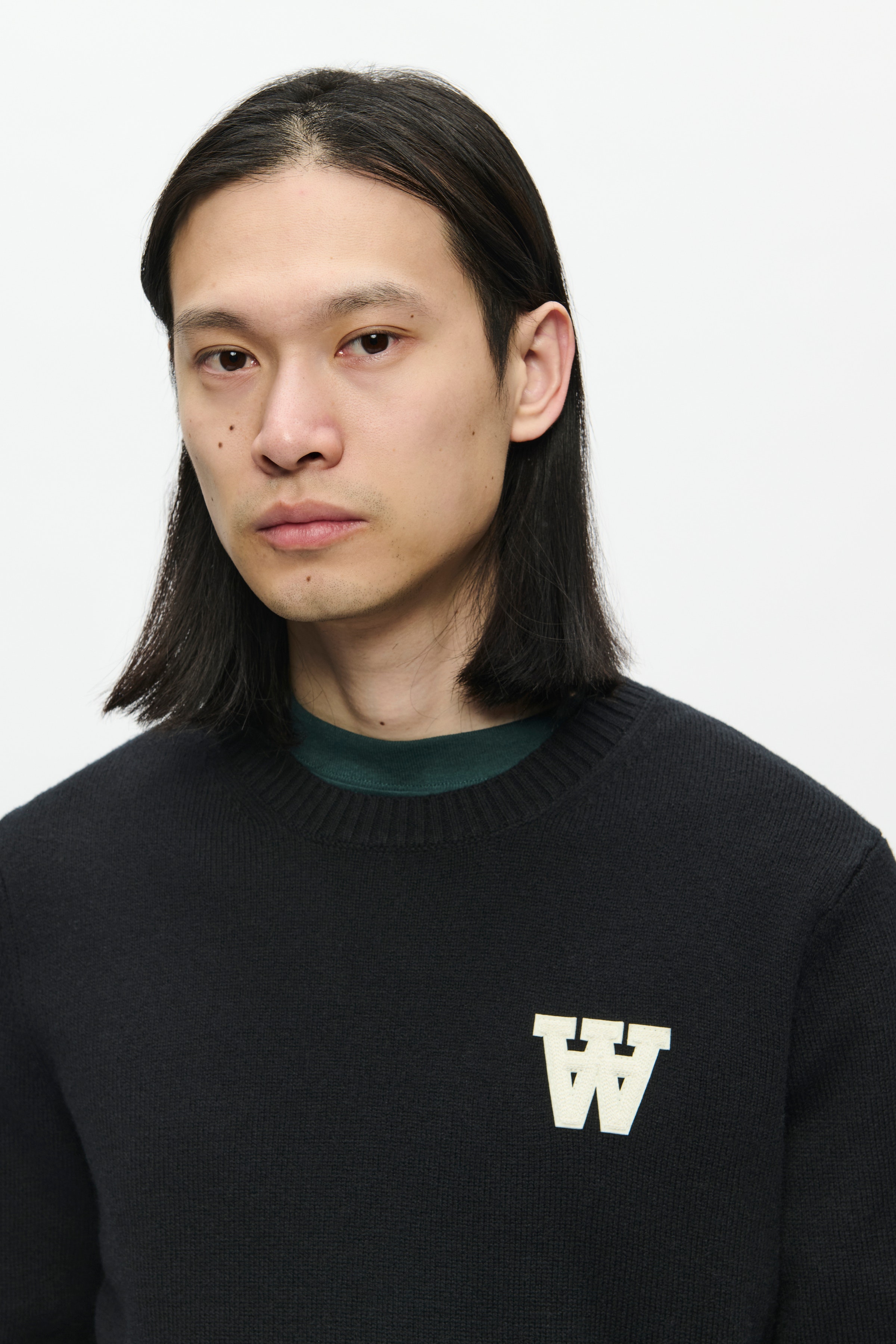 DOUBLE A BY W.W. MEN WWTay Lambswool Pullover