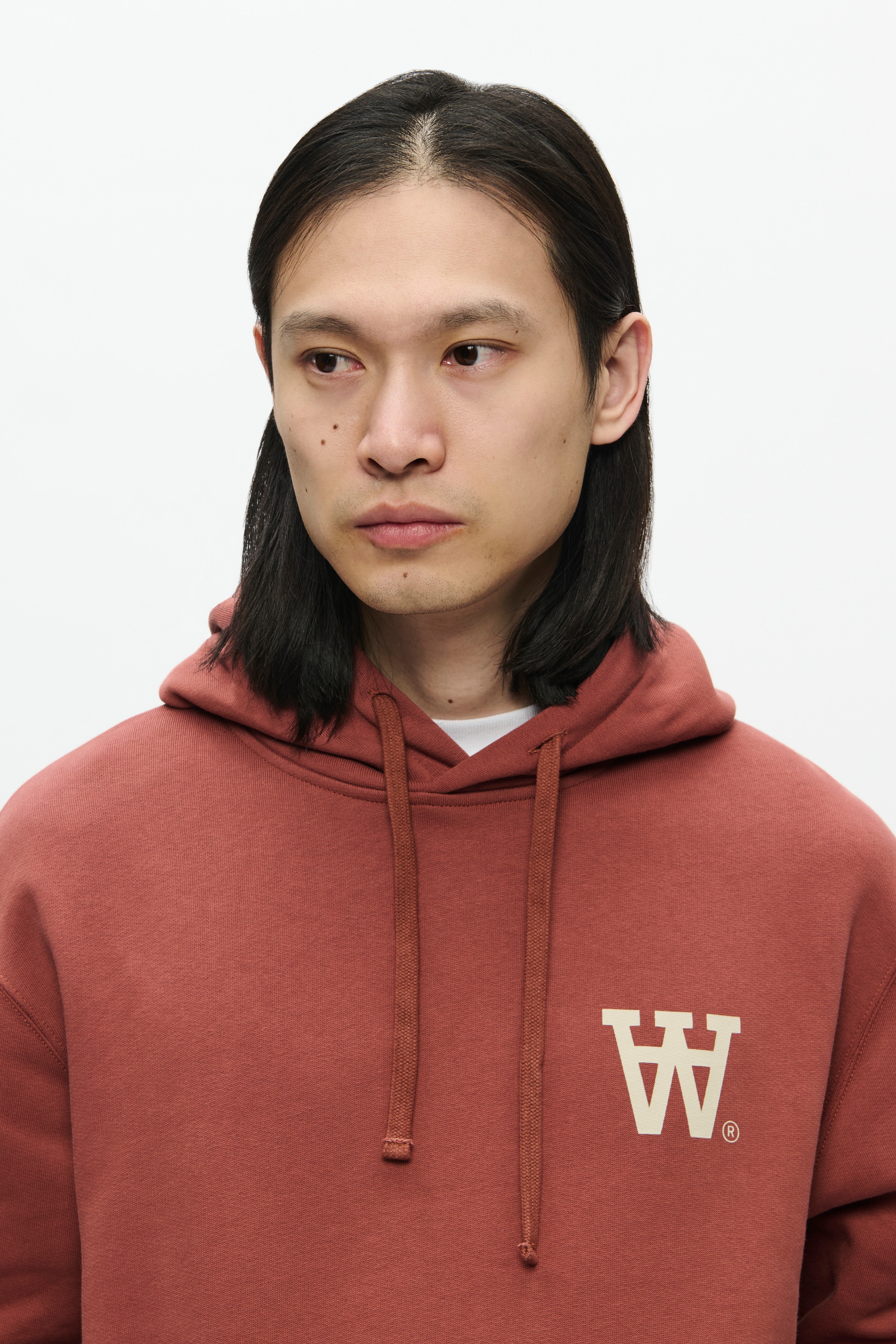 DOUBLE A BY W.W. MEN WWCass AA Chest Print Hoodie